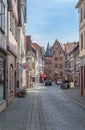 View of the medieval buildings of BuÃËdingen, Hesse, Germany Royalty Free Stock Photo